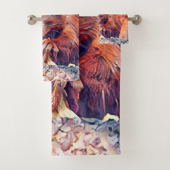 Conjunto De Toalhas esquilo aquarell (Insitu)