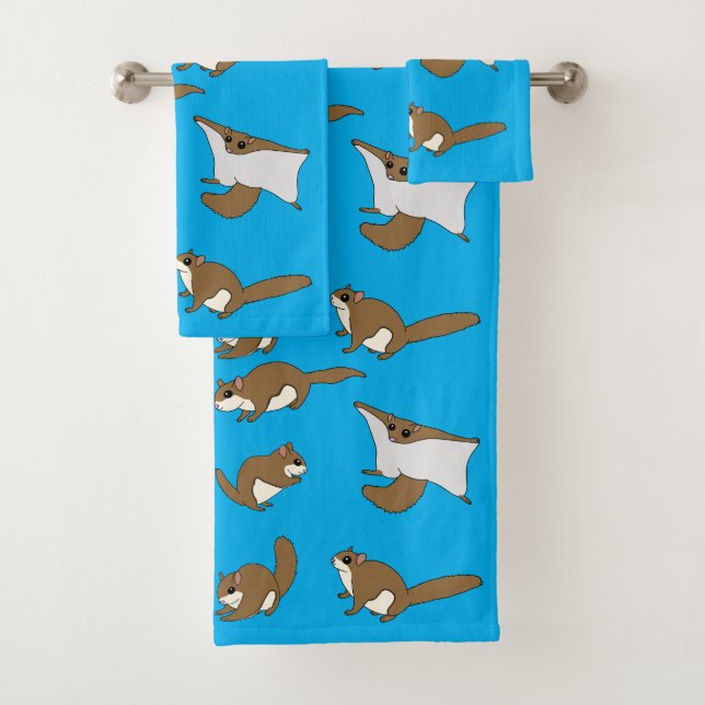 Conjunto De Toalhas Esquilos Voadores (Insitu)