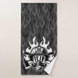 Conjunto De Toalhas Estação Personalizada de Bombeiros de Emergência