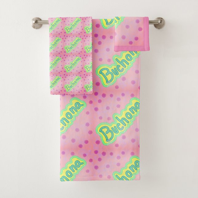 Conjunto De Toalhas estilo buchona (Insitu)