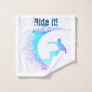 Conjunto De Toalhas Estilo de Grafite de Surfer 