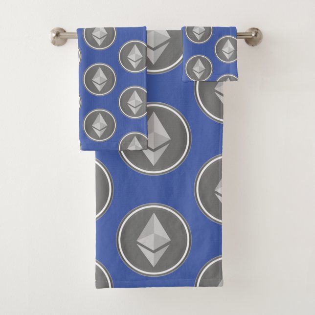Conjunto De Toalhas estilo etherum (Insitu)