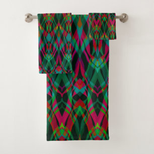 Conjunto De Toalhas Estilo geométrico moroccan - kaliedoscope m