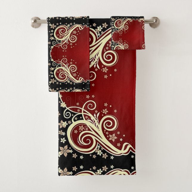 Conjunto De Toalhas Estilos Clássicos de Rolagem (Insitu)