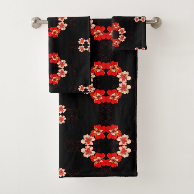 Conjunto De Toalhas Estilos Clássicos Florais (Insitu)