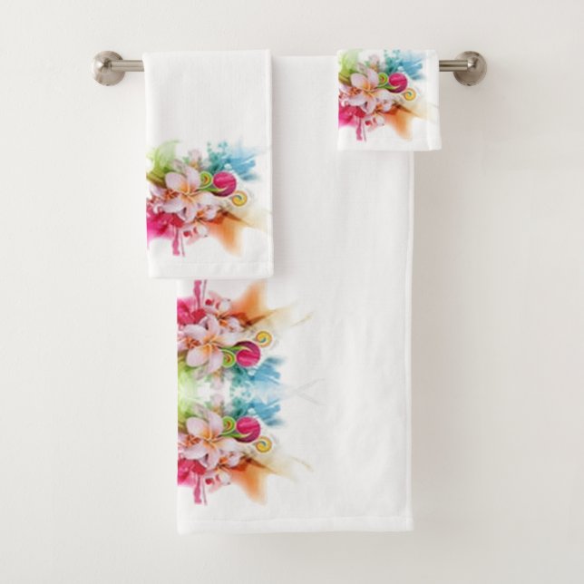 Conjunto De Toalhas Estilos Clássicos Florais (Insitu)