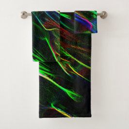 Conjunto De Toalhas Estranha e abstrato de confusão de arranhões color