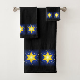 Conjunto De Toalhas Estrela de David