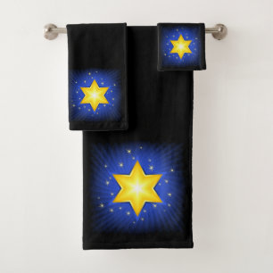 Conjunto De Toalhas Estrela de David