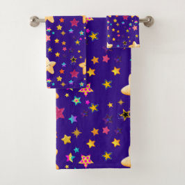 CONJUNTO DE TOALHAS ESTRELAS