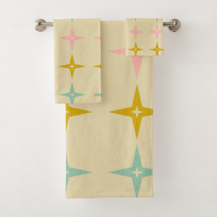 Conjunto De Toalhas Estrelas da modificação do meio século em cores