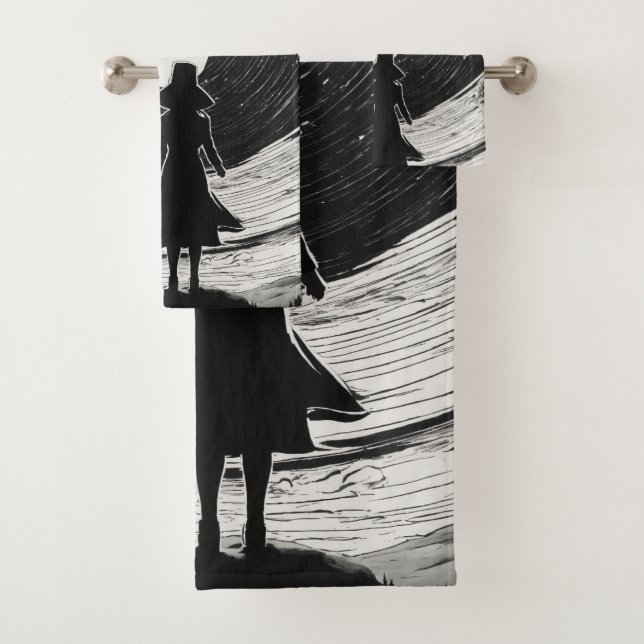 Conjunto De Toalhas Estrelas de eterno e Nebulosas | Cartoon Clássico (Insitu)