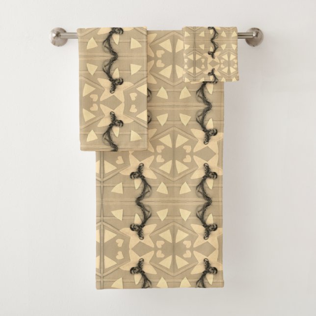 Conjunto De Toalhas Estrelas Flutuantes (Insitu)