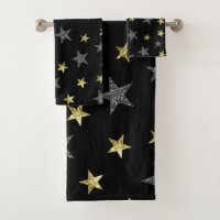 Estrelas Prateadas e Douradas Estrela Negra de Hol