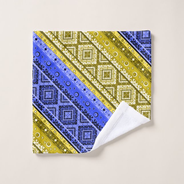 Conjunto De Toalhas Etno boho ornamentoso tradicional tribal (Pano de lavar)