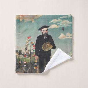 Conjunto De Toalhas Eu mesmo: Retrato – Paisagem, Henri Rousseau 1890