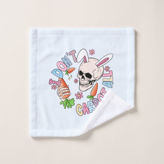 Conjunto De Toalhas Eu não apodreço de jeito nenhum - Coelhinho e Pásc (Pano de lavar)