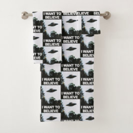 Conjunto De Toalhas Eu quero acreditar