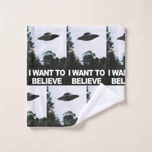 Conjunto De Toalhas Eu quero acreditar (Pano de lavar)