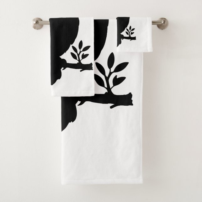 Conjunto De Toalhas Eule - Scherenschnitt (Insitu)