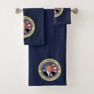 Conjunto De Toalhas Excelente do Presidente Donald Trump 2020 Keep Ame