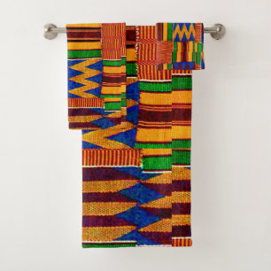 Conjunto De Toalhas Explore Kente Cloth