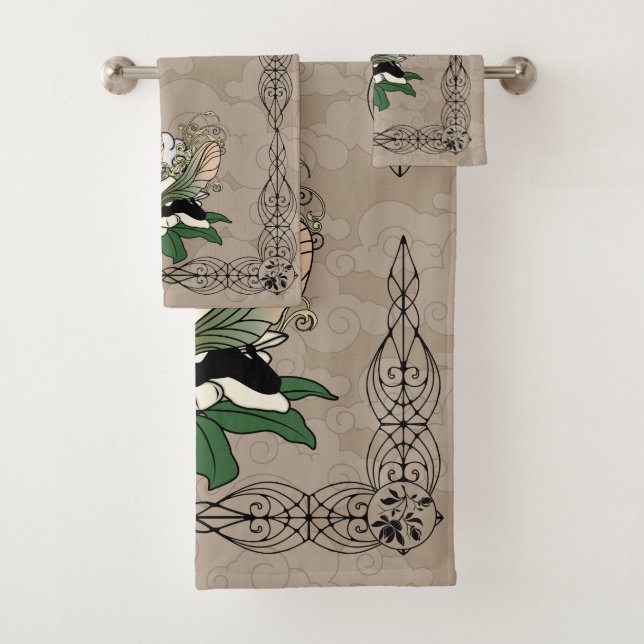 Conjunto De Toalhas Fada da sombra da magnólia (Insitu)