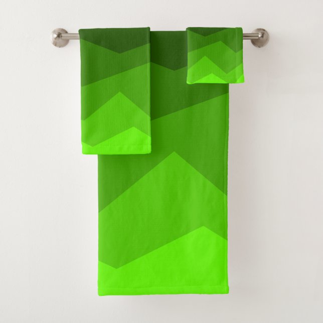 Conjunto De Toalhas Fade Verde (Insitu)
