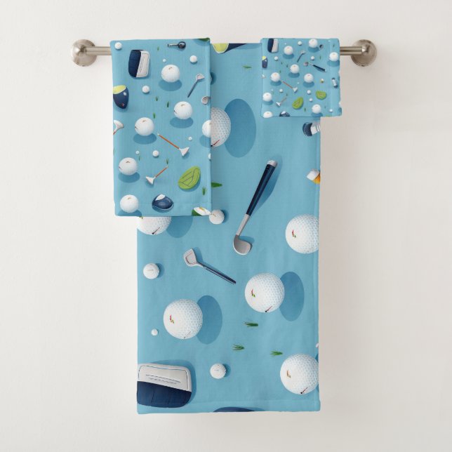 Conjunto De Toalhas Fairway Finesse: Golf Essentials Tocam (Insitu)