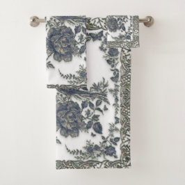 Conjunto De Toalhas Faisão em flores