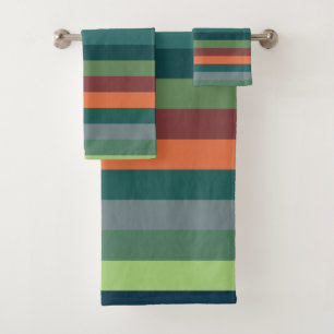 Conjunto De Toalhas Faixa de cores
