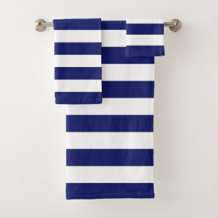 Conjunto De Toalhas Faixa de vela azul (grande escala)