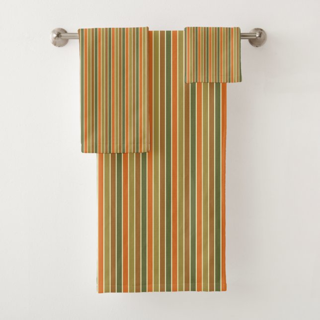 CONJUNTO DE TOALHAS FALL STRIPES (Insitu)