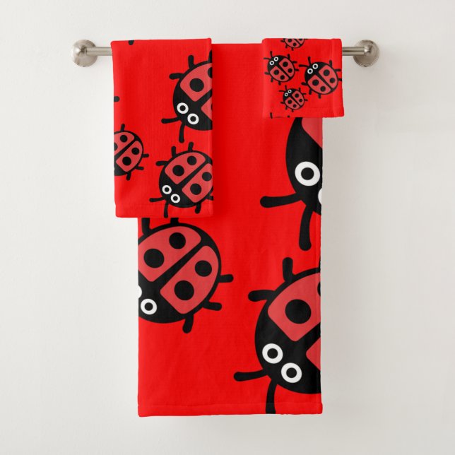 Conjunto De Toalhas Família ladybird (Insitu)
