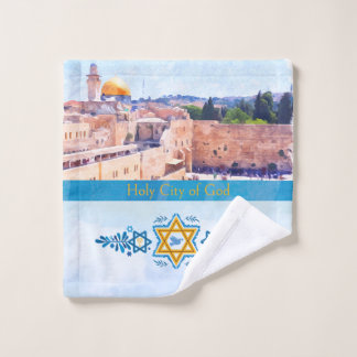 Conjunto De Toalhas Family Name Temple Mount Jerusalem 