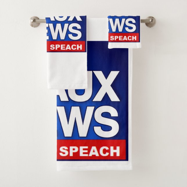 Conjunto De Toalhas Faux News (Insitu)