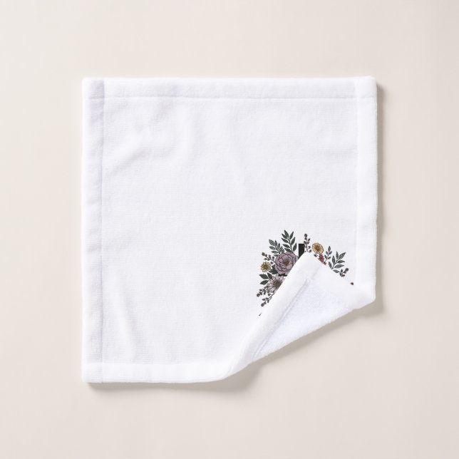 Conjunto De Toalhas Fé e Flores (Pano de lavar)