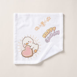 CONJUNTO DE TOALHAS FELIZ ANIVERSÁRIO