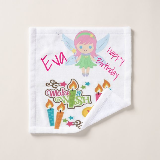 Conjunto De Toalhas Feliz Aniversário Pony Giraffe Bathroom Sets (Pano de lavar)