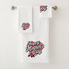 Conjunto De Toalhas Feliz dia de as mães