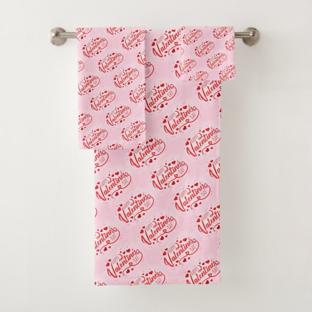 Conjunto De Toalhas Feliz Dia dos Namorados (Insitu)