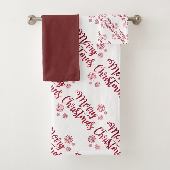 Conjunto De Toalhas Feliz Natal (Insitu)