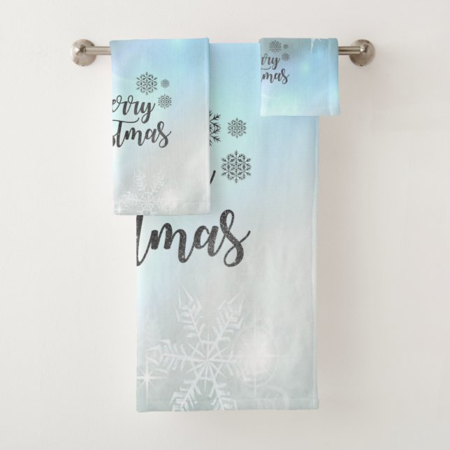 Conjunto De Toalhas Feliz Natal, Bolas de Natal (Insitu)