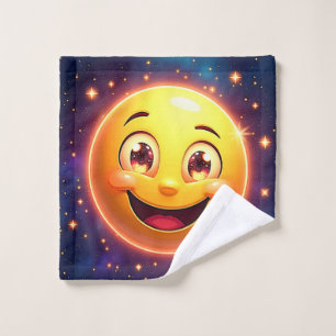 Conjunto De Toalhas Feliz Olhos Cósmicos Emoji