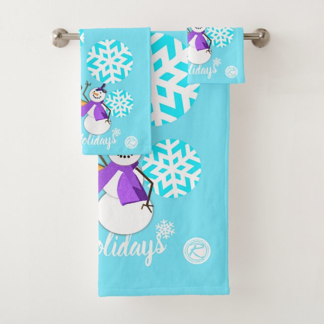 Conjunto De Toalhas FELIZES FÉRIAS: Amigos de inverno (Insitu)