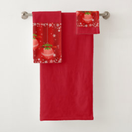 Conjunto De Toalhas Feriado de Coleção de Natal Suzanne Elizabeth