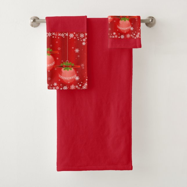 Conjunto De Toalhas Feriado de Coleção de Natal Suzanne Elizabeth (Insitu)