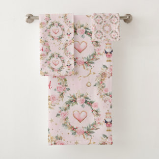 Conjunto De Toalhas Feriado - Feliz rosa - Feriado - Fia Personalizada