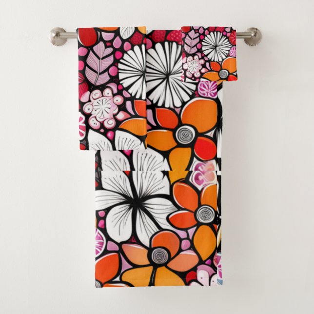 Conjunto De Toalhas Feriado Havaiano (Insitu)