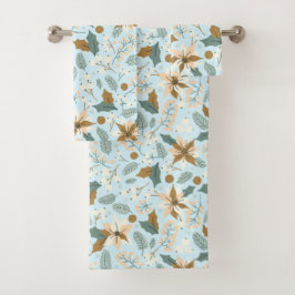 Conjunto De Toalhas Férias de inverno em Poinsettia